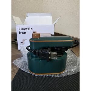 New Electric Iron Travel Size in Green